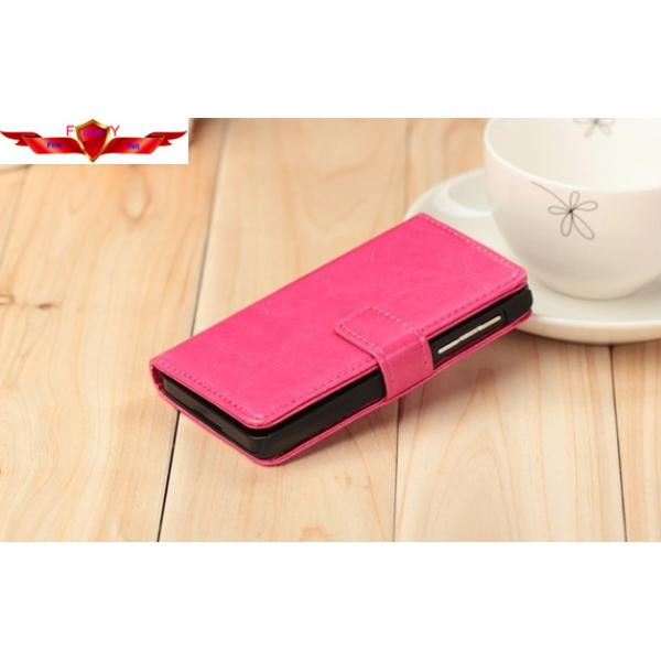 Genuine Sheepskin Leather Blackberry Z10 Wallet Leather Cases Multi Colors