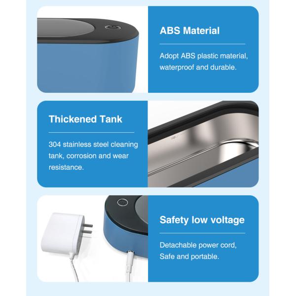 Шайба частей Skymen 40kHz ультразвуковая 360 ML для колец чеканит стекла ювелирных изделий