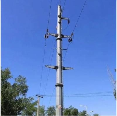 Earthquake Resistant Transmission Line Tower Customized Steel Monopole Tower For Rapid Deployment