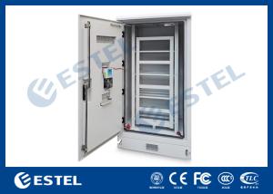 Dustproof Rainproof Outdoor Battery Cabinet , Outside Base Station Cabinet