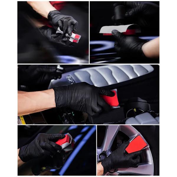 EVA Applicator Ceramic Double Side Car Coating Sponge For Nano Glass Coating