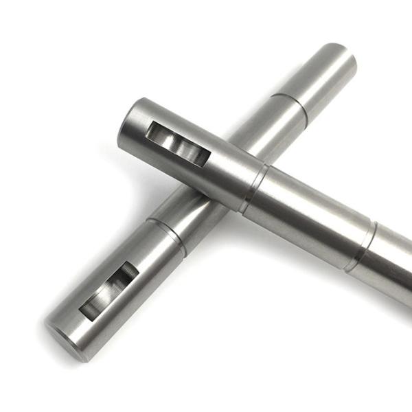 Eixo superfino de aço inoxidável SS304 CNC para torneamento de precisão