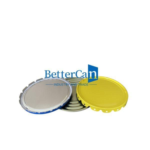 Flower Lug Lid Tin Pail Cover With Foam Strip UN Lid 0.38mm For Tin Can