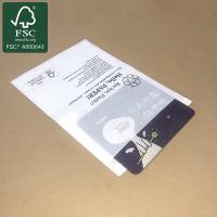 Bolsas de papel de vidrio translúcidas biodegradables personalizadas para el embalaje de ropa