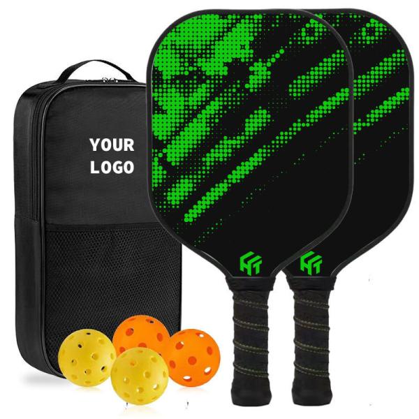 Custom Logo Fiberglass Pickleball Paddles Beginners With PP Honeycomb Core