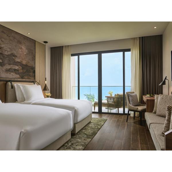 Естественные изображения в классической мебели сюит виллы поэзии установили большую панель предпосылки изголовья