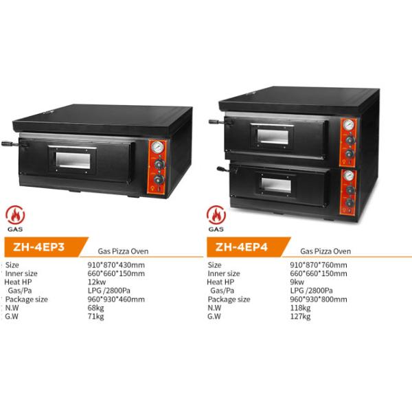 Реклама 2 взгляда окна украшает печь пиццы газа на гостиница тип рабочего стола тостера 9КВ хлеба 1 слоя