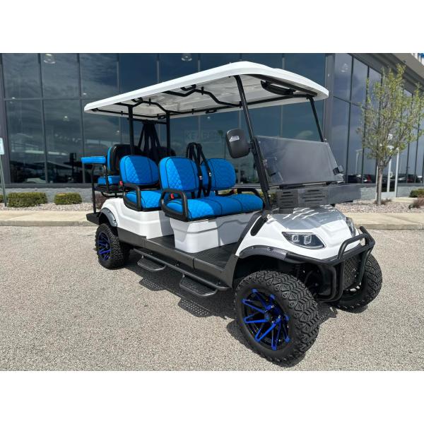 Верхний сегмент цвета тележки гольфа EV4+2G 25mph электрический ориентированный