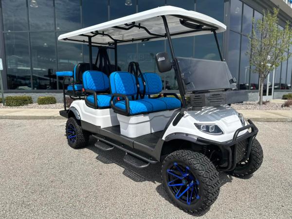 TOP Golf Car Six Seater Electrical Golf Cart EV4+2G Customize Color Upgradeable