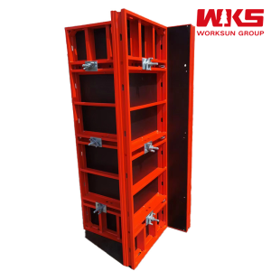 Powder Coated Aluminium Column Formwork Customized Adjustable Column Shuttering Lightweight