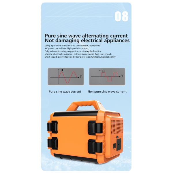 Cigar Lighter 1200 Watt Power Station For Solar Generator And Energy Storage