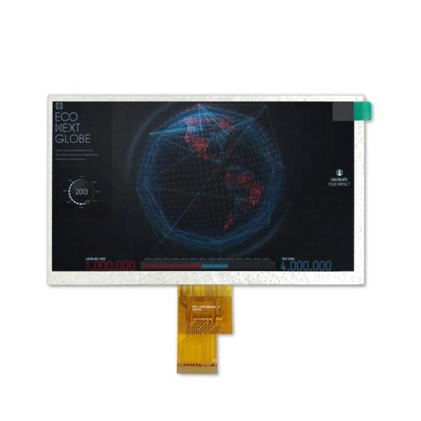 High Luminance Lcd Display 7 Inch 1024x600 , Tft Lcd Ips 30LEDs
