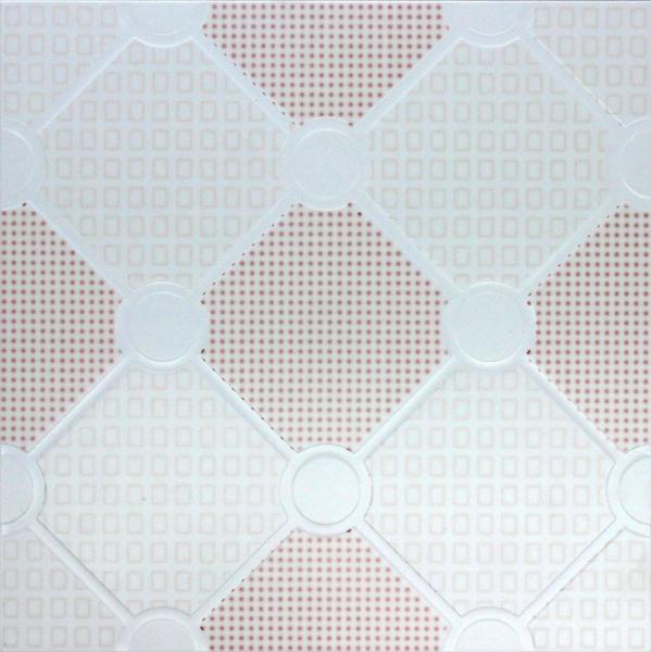 Geometric Pattern Artistic Ceiling Tiles , Durable Waterproof Clip in Ceiling