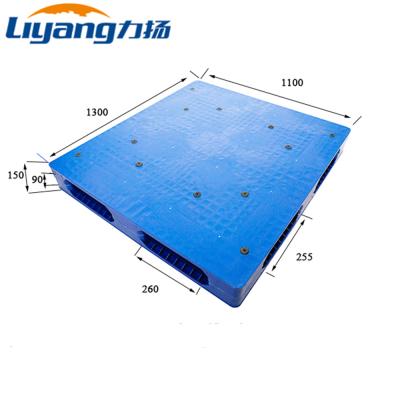 Pálete plástica 1300 x 1100 do HDPE do CE das páletes de Rackable do dever claro