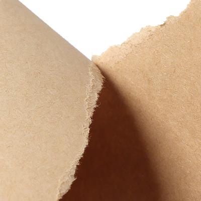 1 Sided Coated Glue Brown Kraft Paper Rolls Eco Friendly High Tear Resistance