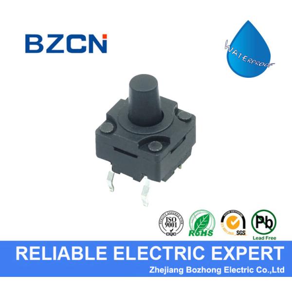 Taping Type Waterproof Tactile Switch Plastic Button Thru Hole DIP Terminal