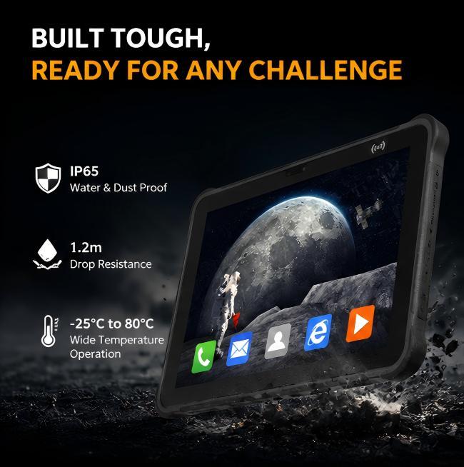 Industrial Grade Tablet PC 10.1 Inch Supports Team Data Tasks and Service Reports