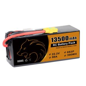 Unidades de bateria de drones de capacidade 13500 mAh para desempenho profission