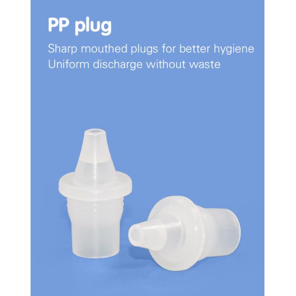 50 ml de protetor solar PE azul e branco embalagem para cuidados com a pele UKL33F