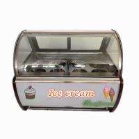 crème glacée de Gelato du magasin 50Hz plongeant le Cabinet avec le compresseur de Danfoss