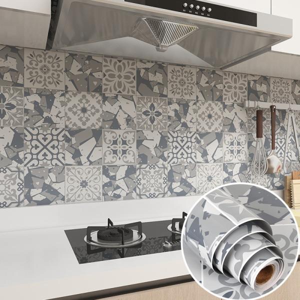Marble Pattern 3D Wallpaper for Kitchen Wall Decor Wallpapers Roll