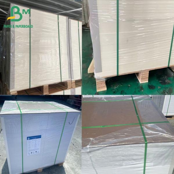 360 gramos de revestimiento de arcilla blanca en el lado delantero y natural de cartón de lado trasero marrón