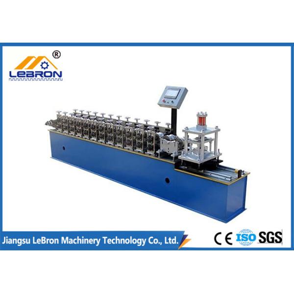 Galvanized Steel Door Shutter Roll Forming Machine Rolling Shutter Slat Door