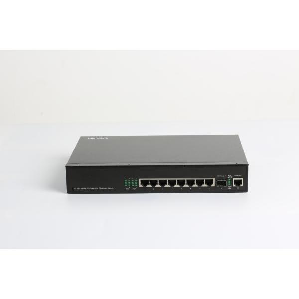 Industrial HiOSO CAT5: 100M PoE+ Switch 10 Ports With CCC Approval
