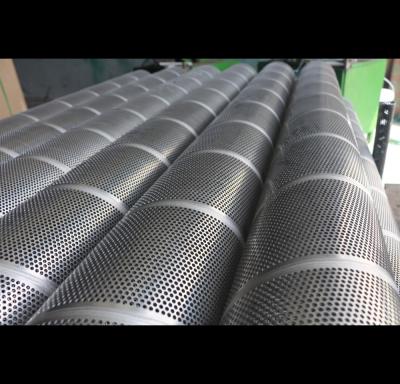 Durable Stainless Steel Wire Mesh Cylinder , OEM Perforated Round Tubing