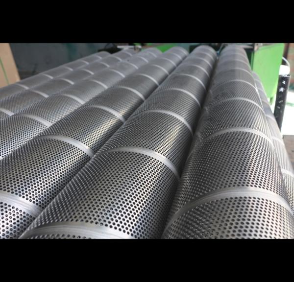 Durable Perforated Stainless Steel Cylinder , Hole 1mm- 50mm Perforated Metal Tube