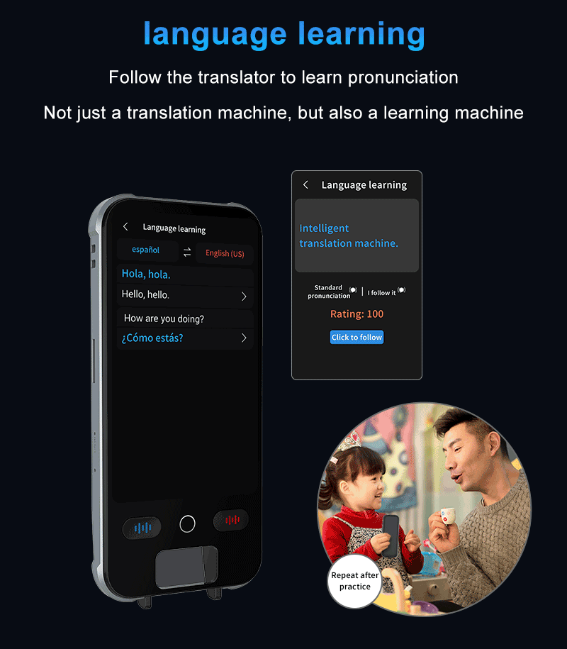Portable Smart Translation Machine 148 Languages Real Time Language Translation Scanner