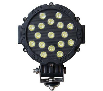 7'' 51W LED Vehicle working light Auto SUV ATV excavator LED work lights Headlight ,LED Arbetsbelysning,Led ArbetslLWL51