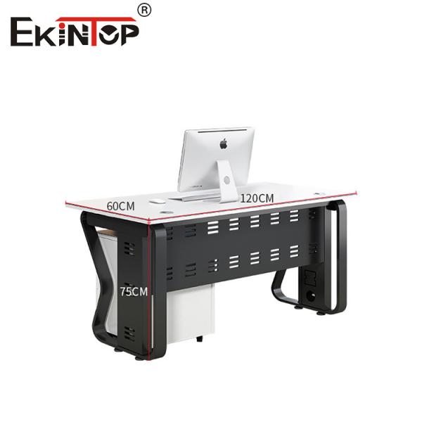 Meubles de bureau de style minimaliste Meubles de bureau de réception Bureau blanc