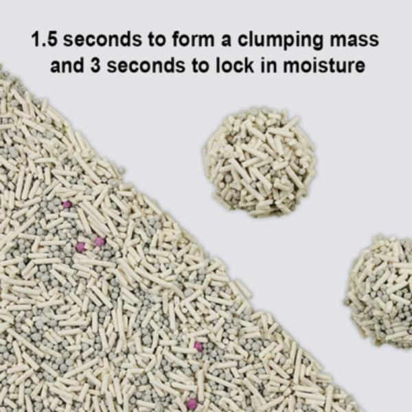 Tofu Bentonite mixed litter Strong Agglomeration Flushable Mixed Cat Litter