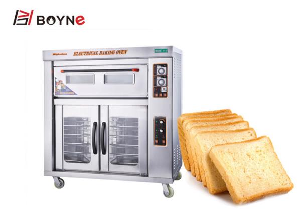 Gas Commercial oven of Bakery Equipment with Dough Fermentation Commercial Proofing Cabinet