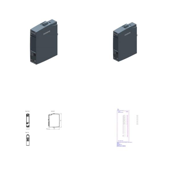 Siemens SIMATIC ET 200SP 6ES7132-6BF01-0AA0 Digital Output Module DQ 8x 24V DC/0 5A Basic