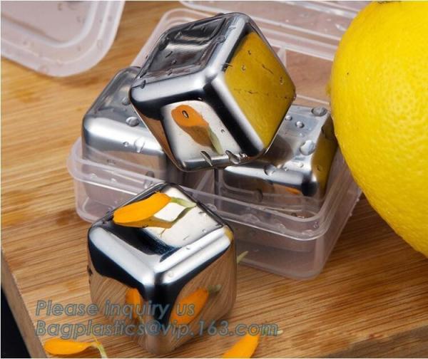 stainless steel whisky stones free sample reusable metal ice cubes, Stainless Steel Whiskey Chilling Rocks Ice Cube Whis