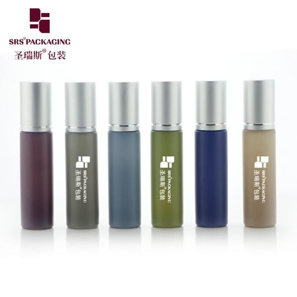 Customizable Walled Glass Roll On Bottle for Skincare Essences with Glass Ball