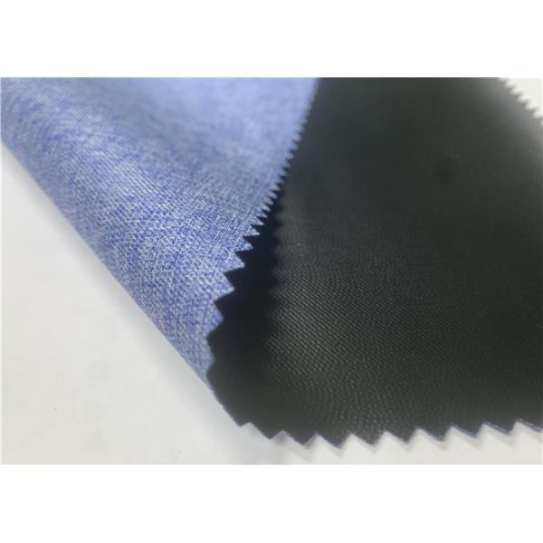 Мембраны черноты взгляда тона простирания 2 Twill 100% полиэстер ткань куртки механической водоустойчивая