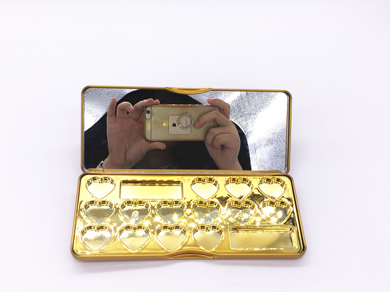 188x78x18mm Rectangle Printed Customized Perfume Gift Tin Box With Mirror For Cosmetic