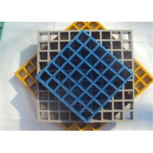 High Strength Chemical Resistant FRP Grating with Colorful Surface for Industrial Flooring