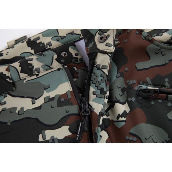 Mens Camouflage Outdoor Work Pants Fleece Lined Snow Bib Pants