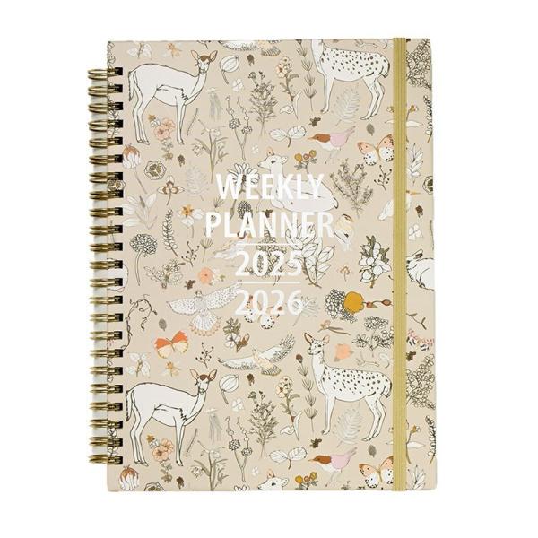 15 Page Count Spiral Hardcover Notebook without Pocket and Embossed Design
