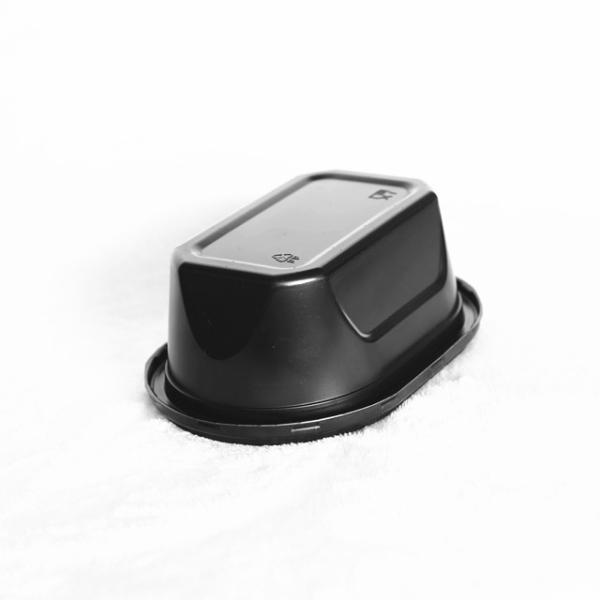 180 X 120 X 65mm Disposable Food Packaging Containers Black Disposable Packing Boxes
