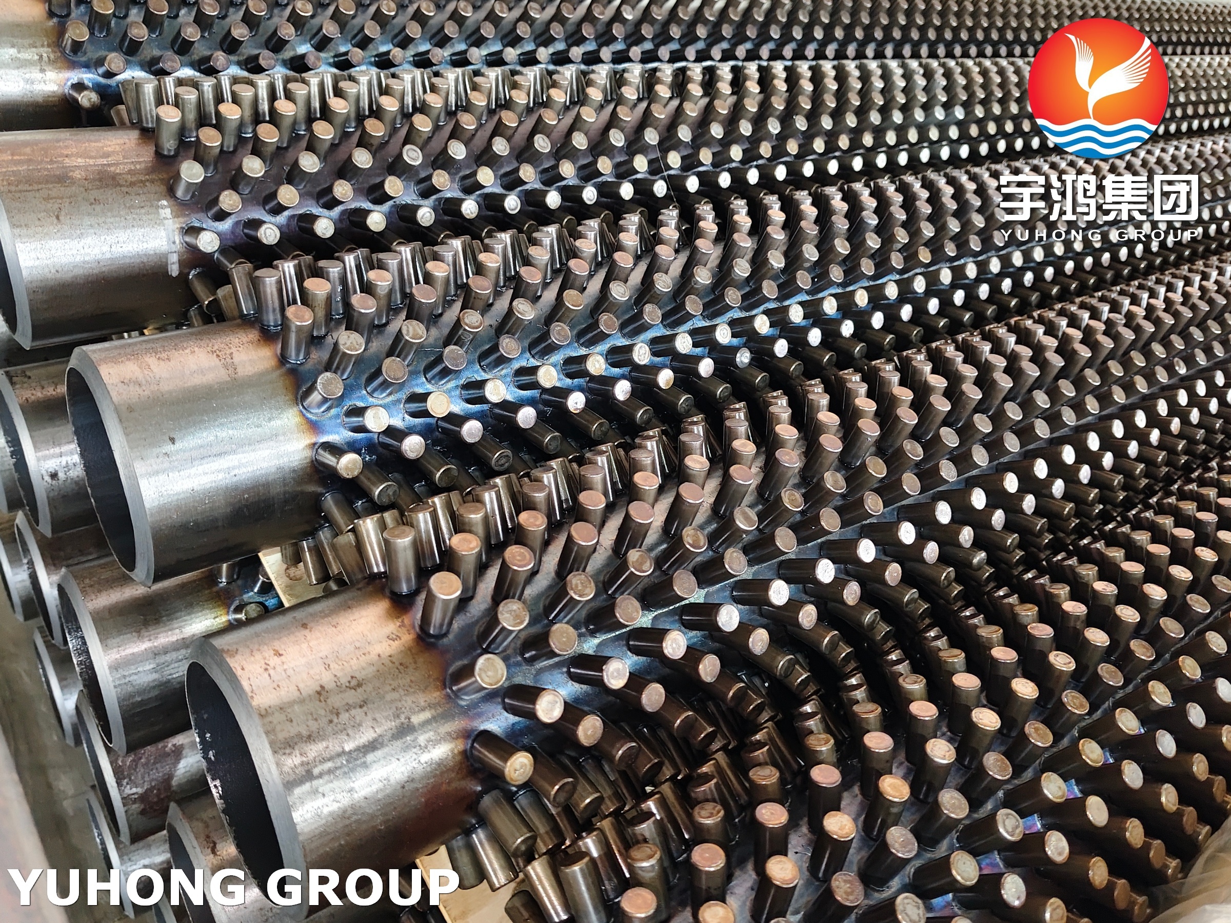 Asme Sa106 Gr.b Astm A106 Gr.b Studded Fin Tube For Boilers Heat Exchangers And Fired Heaters