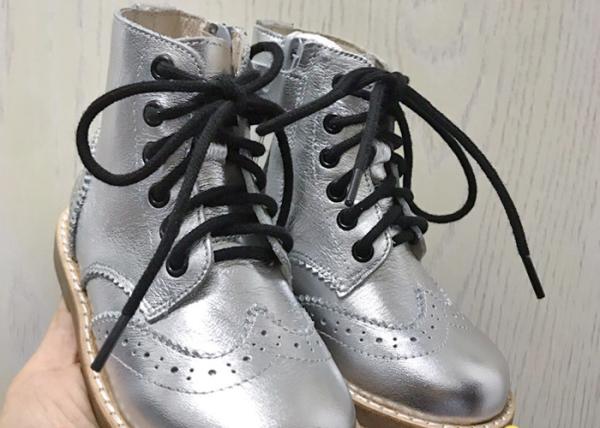 Leather Lace Up Toddler Dress Shoes Anti-Slippery Waterproof EU 23 - 30