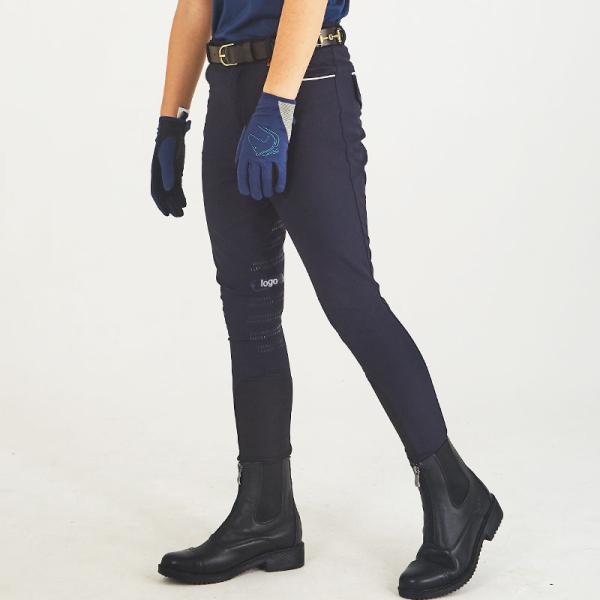 El montar a caballo anti de Pilling pone los calzones a las polainas que montan de los niños de los niños de Seat de la rodilla