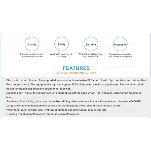 Острие лезвия пилы для 220В напряжения и 3-30мм питч деревообработки лезвия шлифовального инструмента