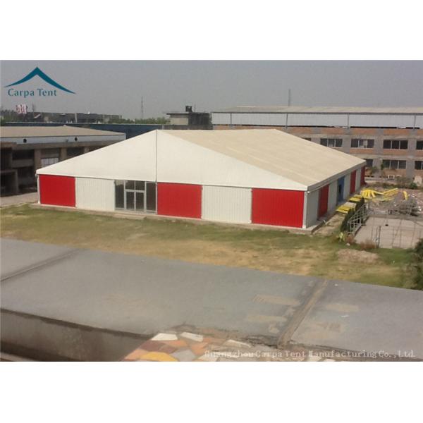 White  Aluminium Frame Warehouse Tent With  Rainproof Large  Canopy Fabric