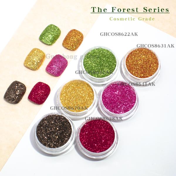 Superflash PET Fine Loose Eye Glitter Powder Titanium Coating For Halloween Makeup